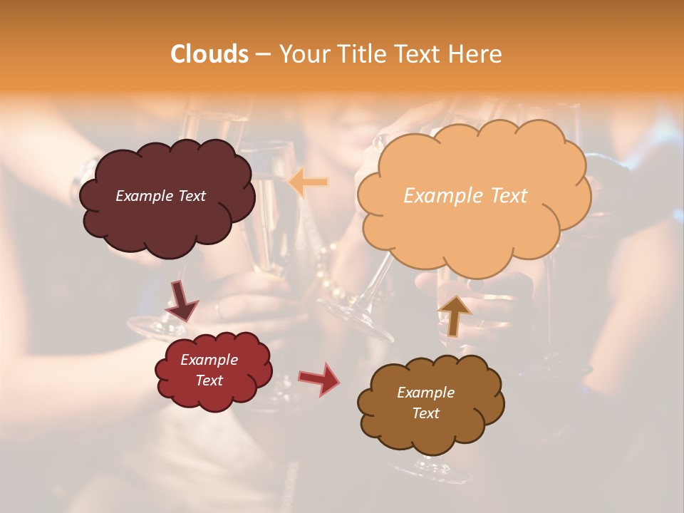 Celebrate Holding Positivity PowerPoint Template