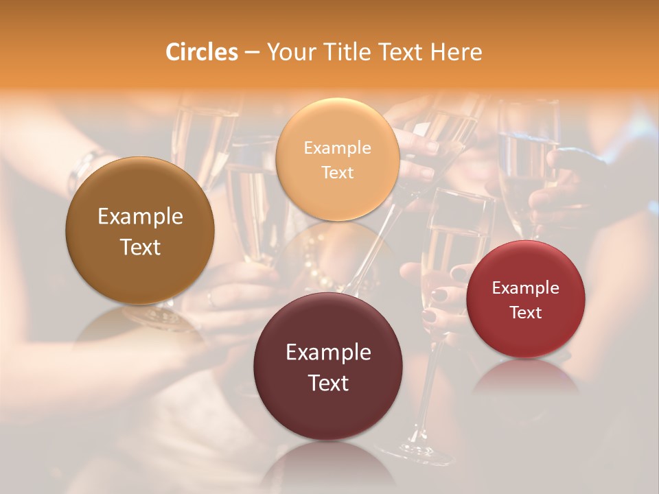 Celebrate Holding Positivity PowerPoint Template