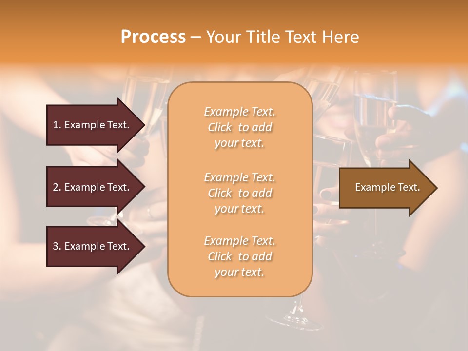 Celebrate Holding Positivity PowerPoint Template