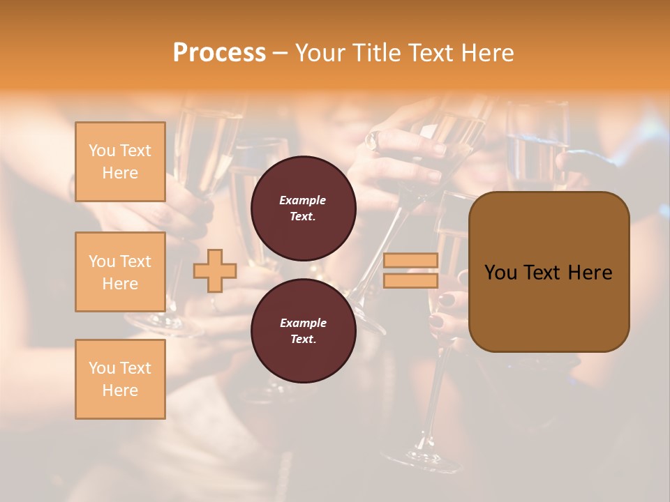 Celebrate Holding Positivity PowerPoint Template