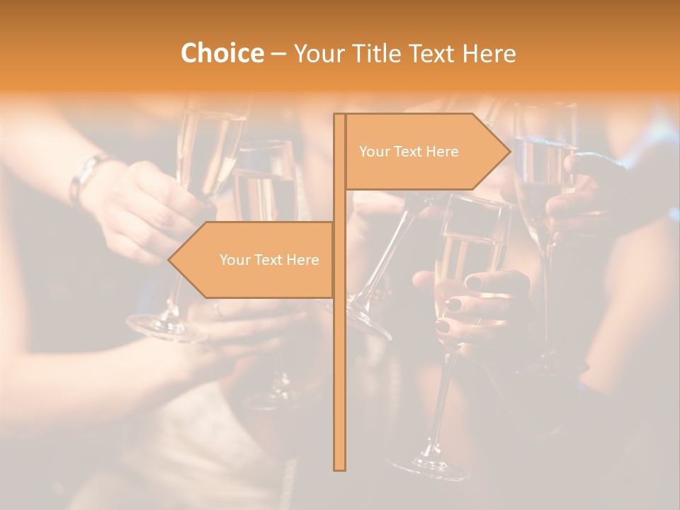 Celebrate Holding Positivity PowerPoint Template