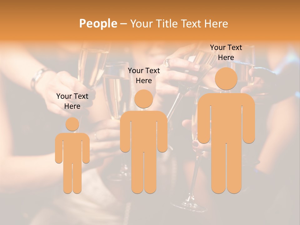 Celebrate Holding Positivity PowerPoint Template