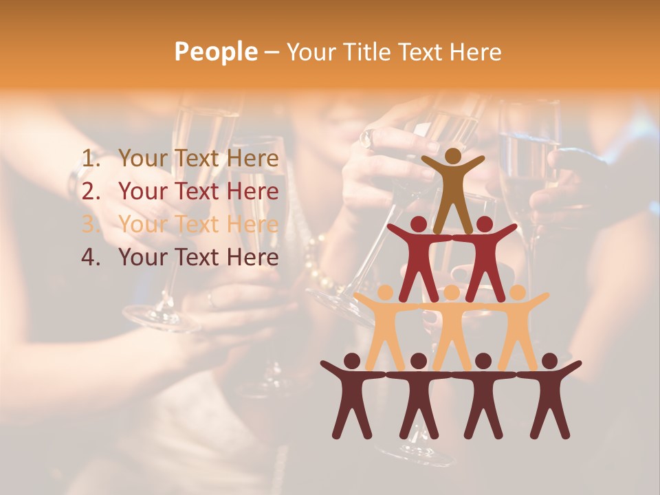 Celebrate Holding Positivity PowerPoint Template