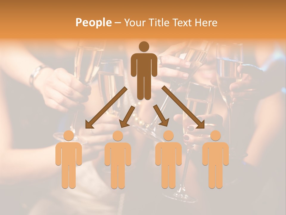 Celebrate Holding Positivity PowerPoint Template