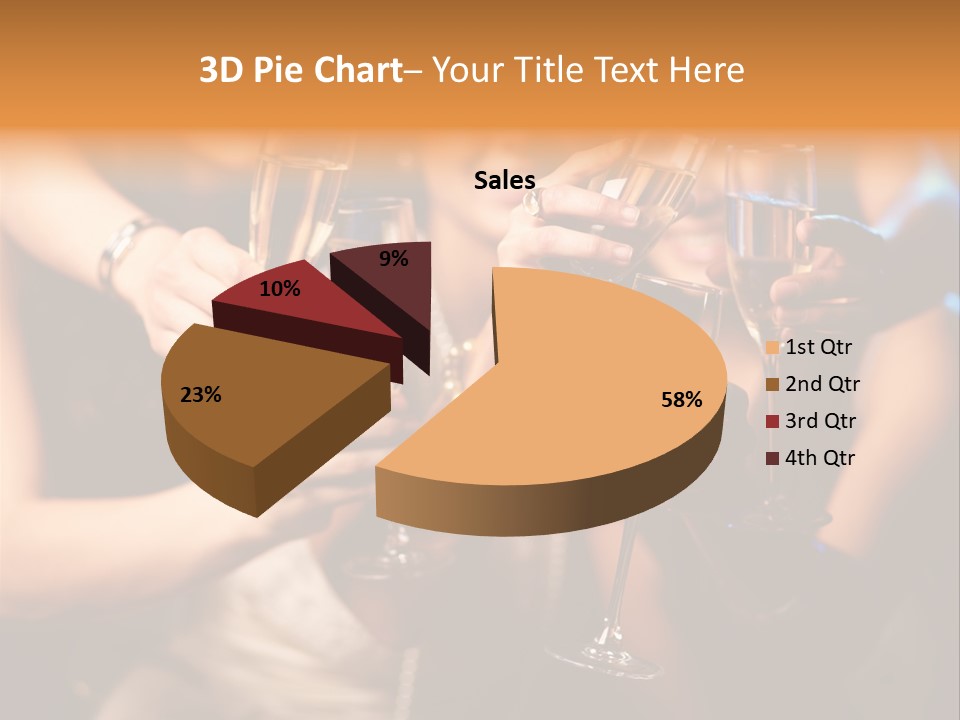 Celebrate Holding Positivity PowerPoint Template