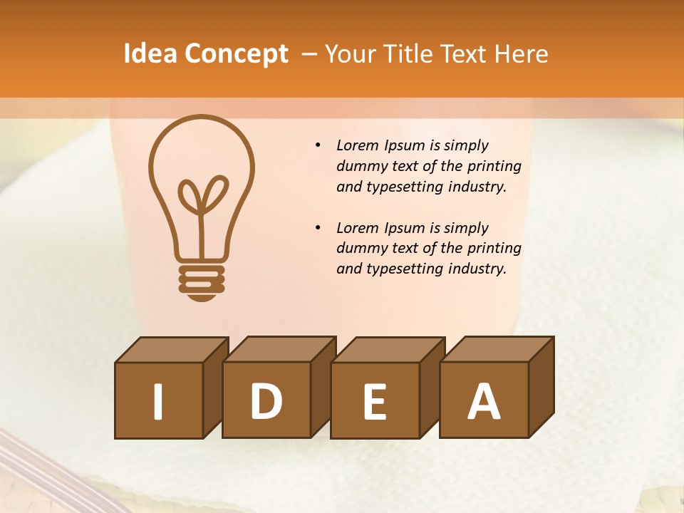 Mousse Closeup Ready PowerPoint Template