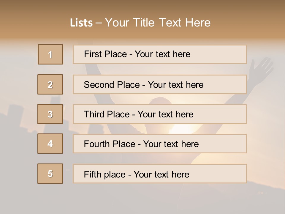 Male Nature Human PowerPoint Template