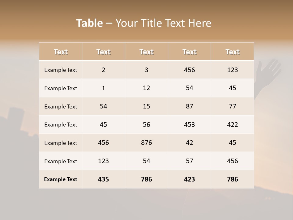 Male Nature Human PowerPoint Template