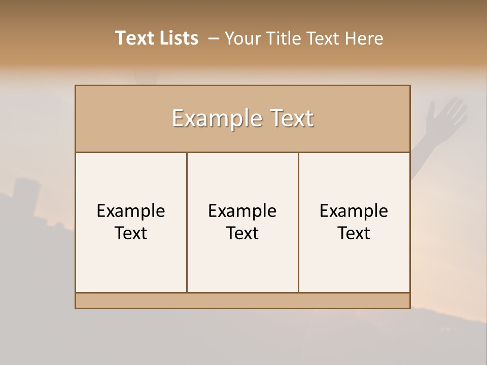 Male Nature Human PowerPoint Template