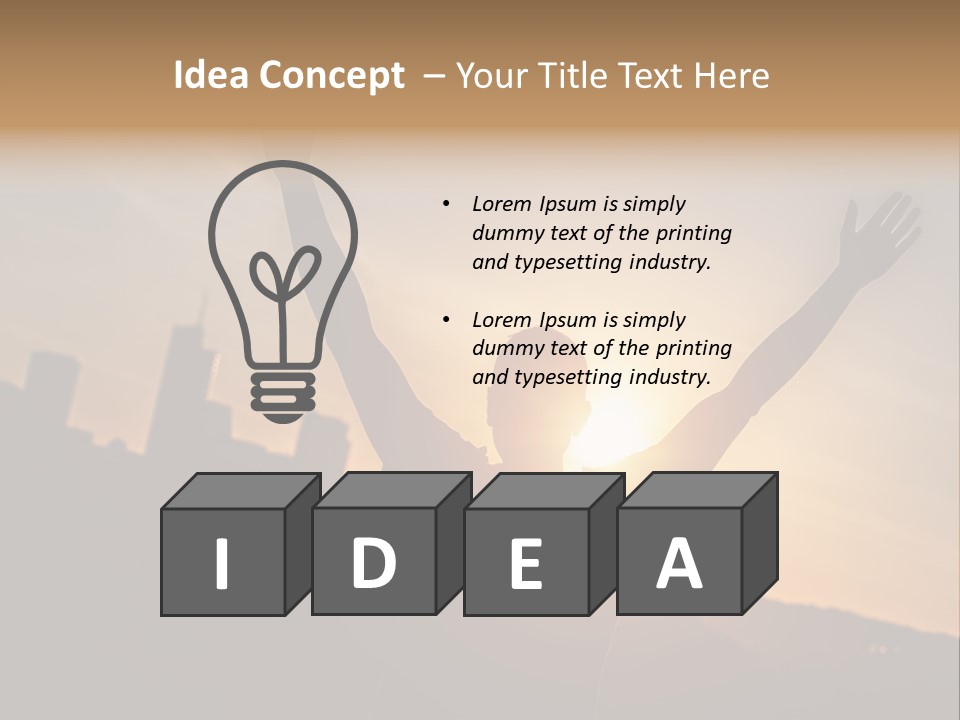 Male Nature Human PowerPoint Template