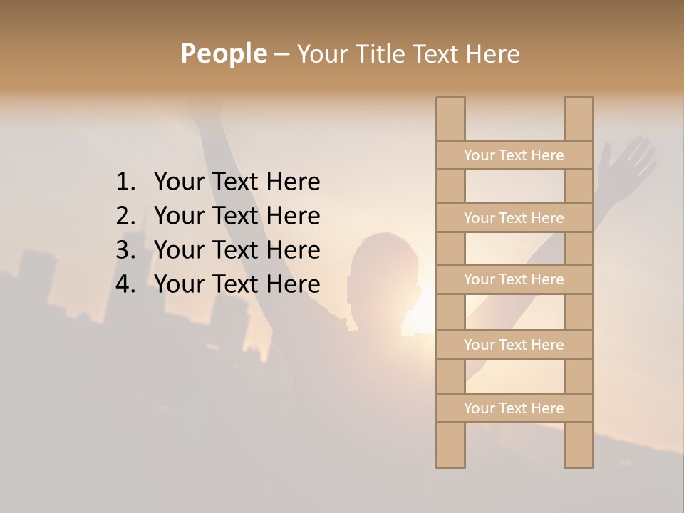 Male Nature Human PowerPoint Template