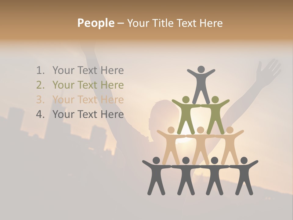 Male Nature Human PowerPoint Template