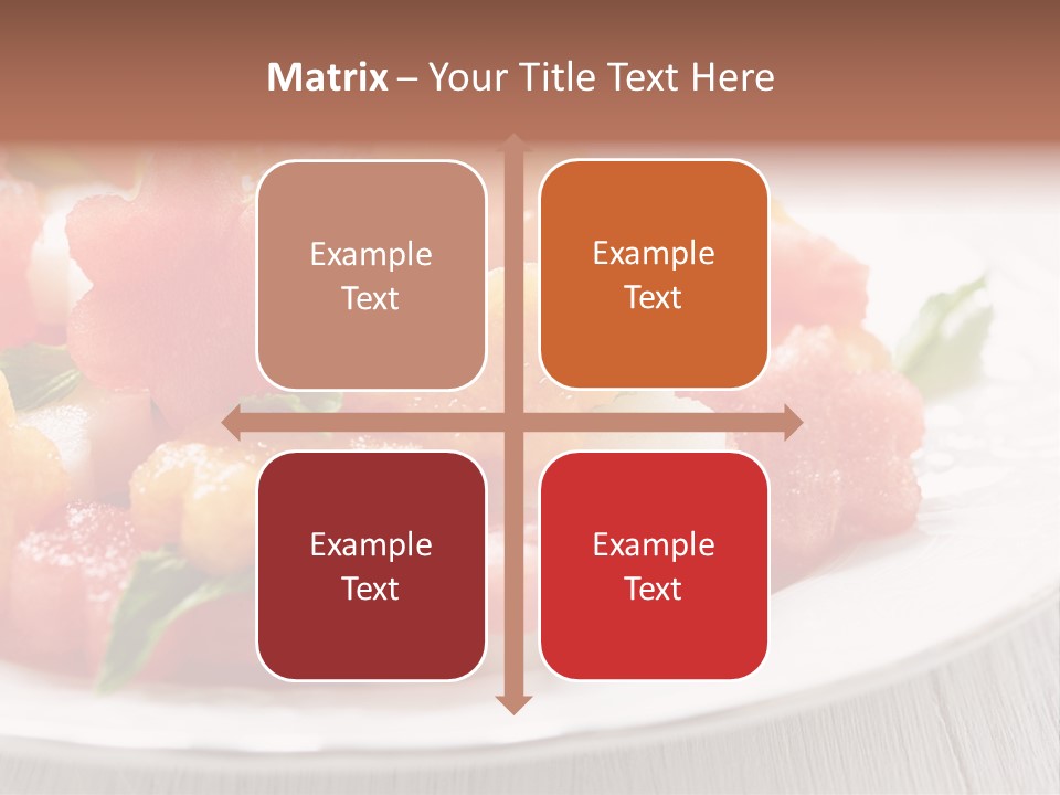 Dish Closeup Juice PowerPoint Template