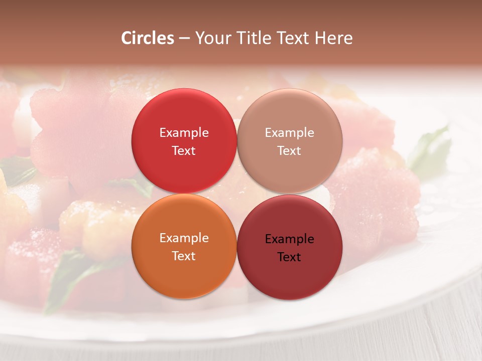 Dish Closeup Juice PowerPoint Template
