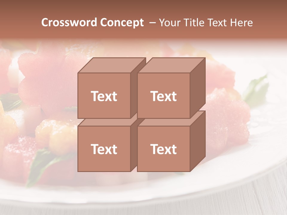 Dish Closeup Juice PowerPoint Template
