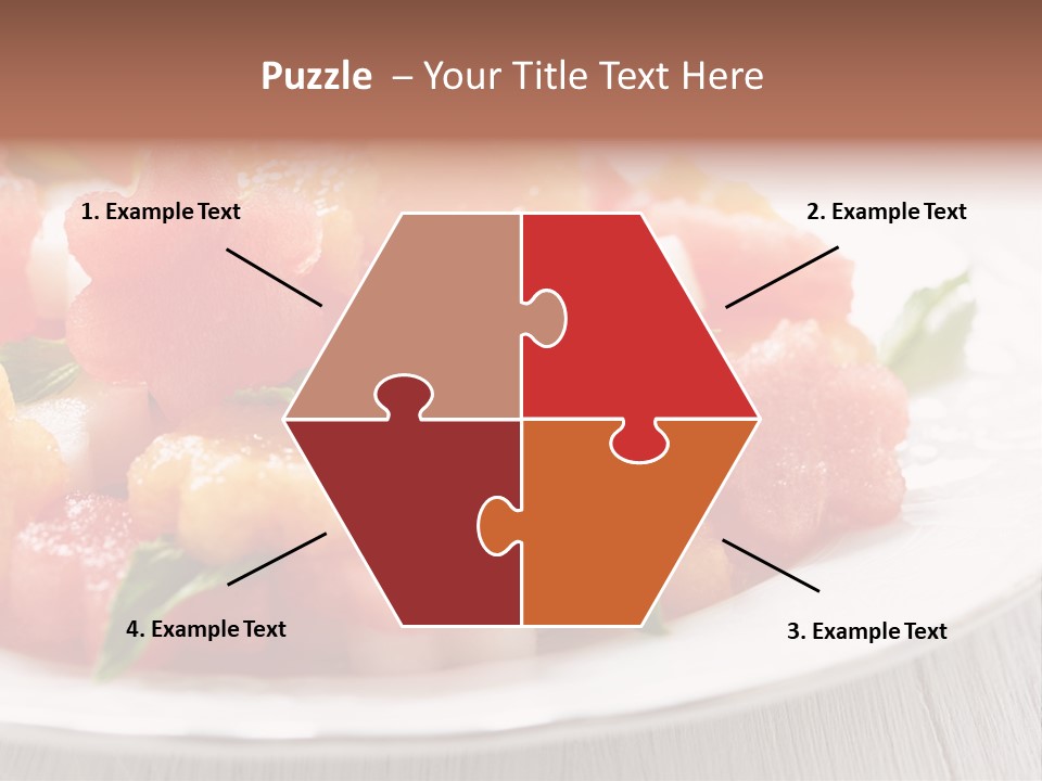 Dish Closeup Juice PowerPoint Template