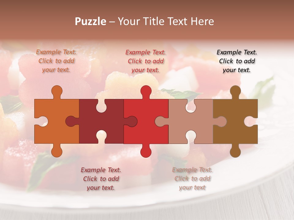 Dish Closeup Juice PowerPoint Template