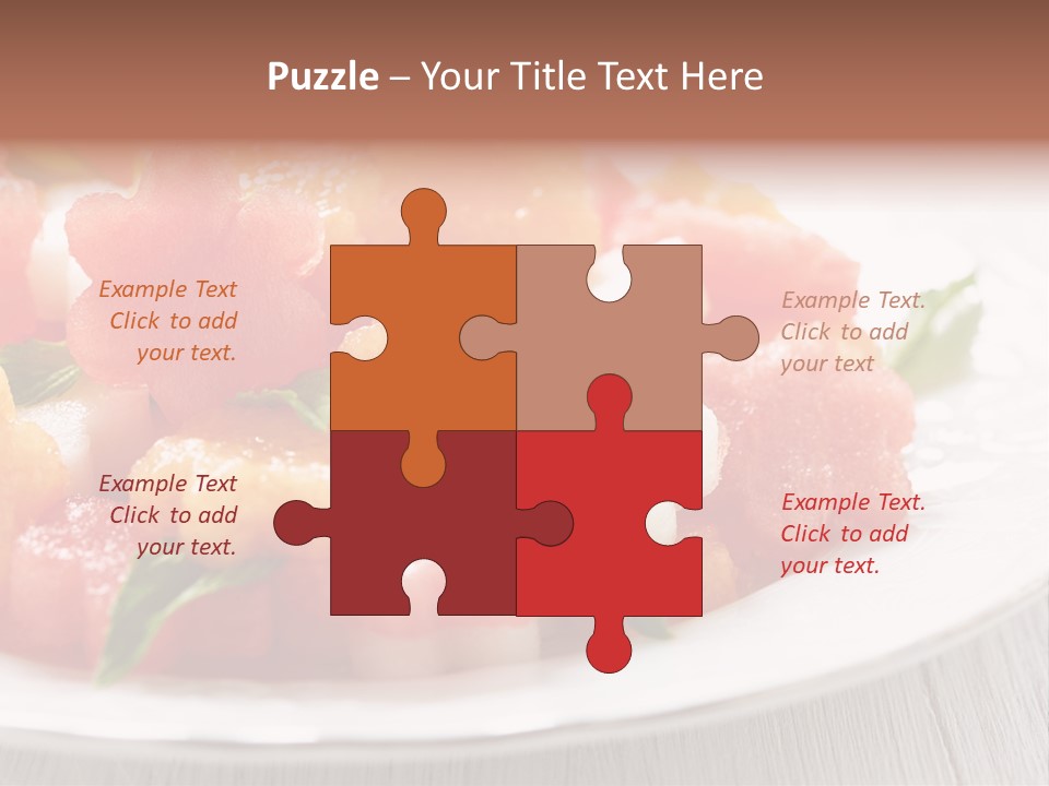Dish Closeup Juice PowerPoint Template