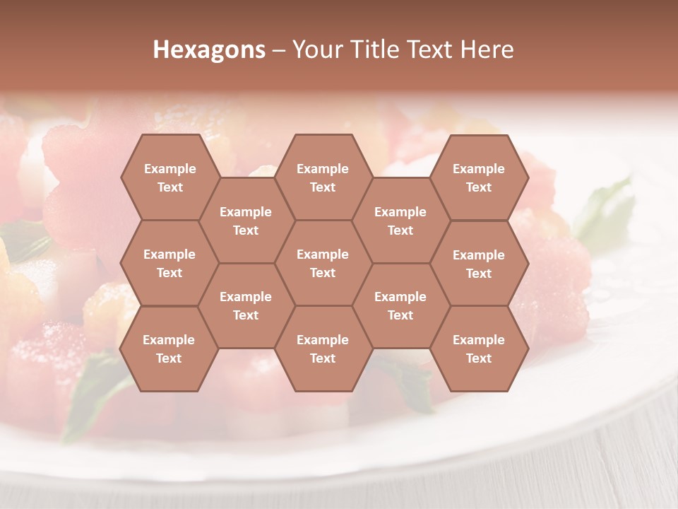 Dish Closeup Juice PowerPoint Template