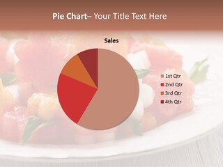 Dish Closeup Juice PowerPoint Template