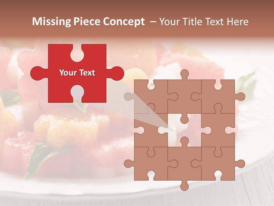 Dish Closeup Juice PowerPoint Template