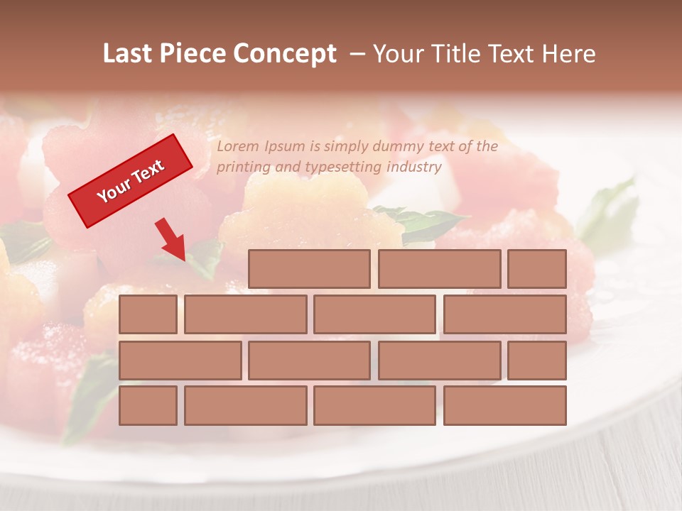 Dish Closeup Juice PowerPoint Template