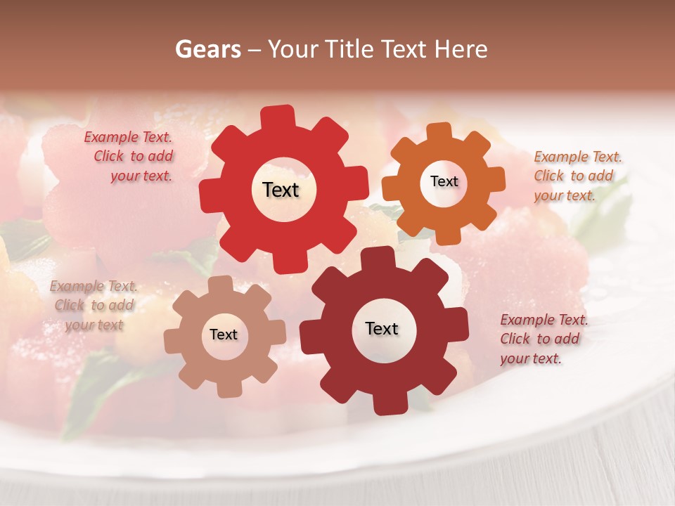 Dish Closeup Juice PowerPoint Template