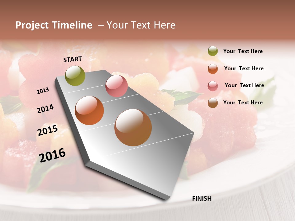 Dish Closeup Juice PowerPoint Template