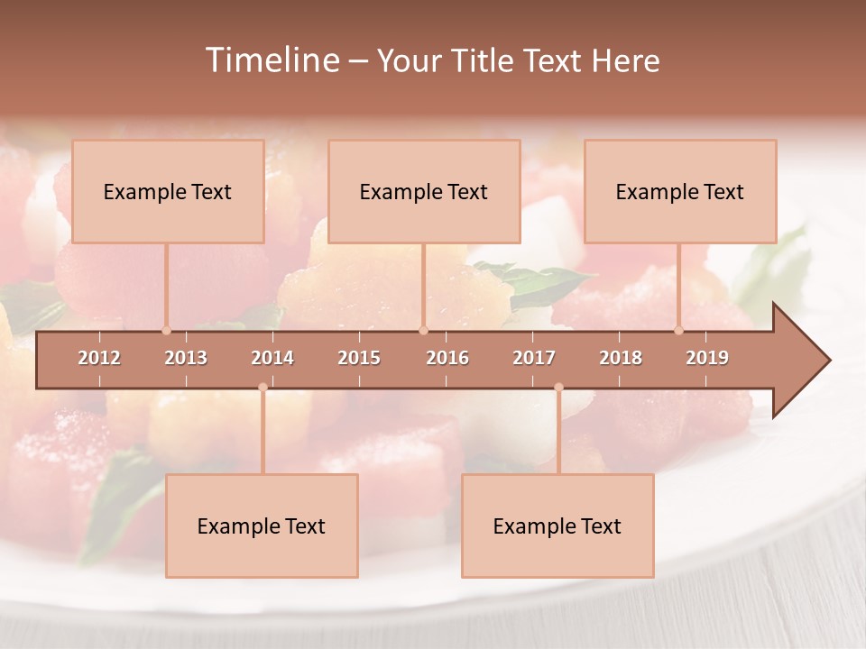 Dish Closeup Juice PowerPoint Template