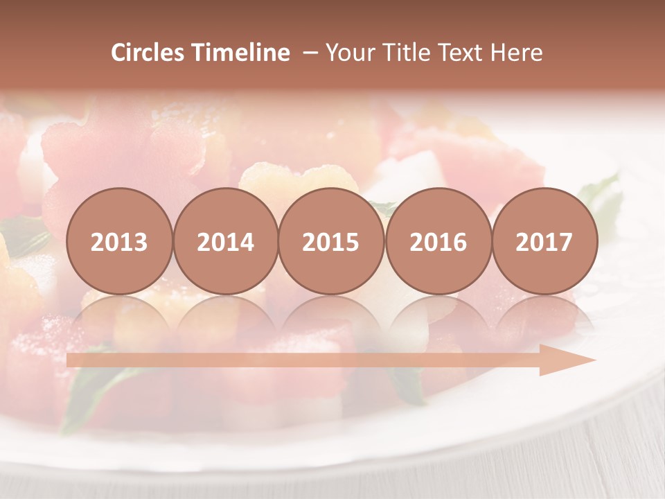Dish Closeup Juice PowerPoint Template