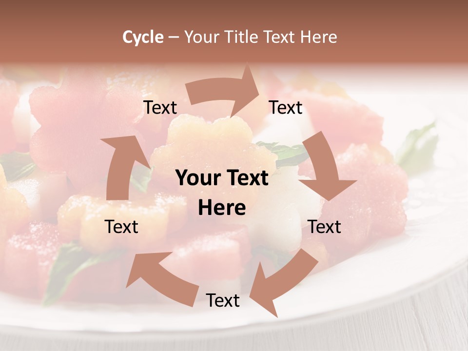 Dish Closeup Juice PowerPoint Template
