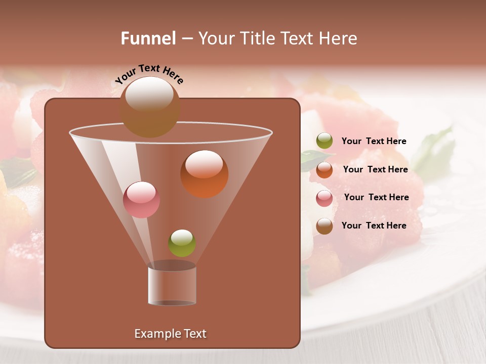 Dish Closeup Juice PowerPoint Template