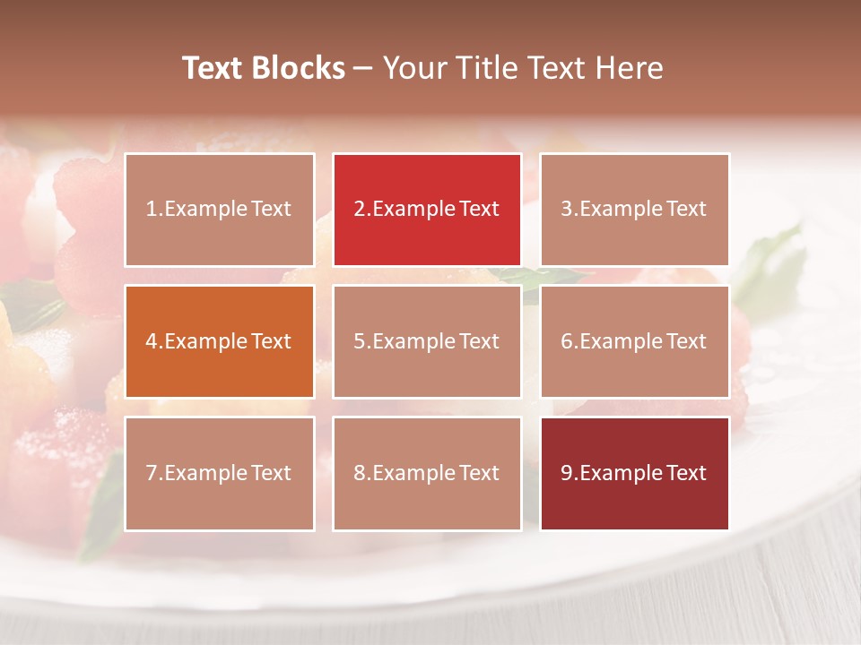 Dish Closeup Juice PowerPoint Template