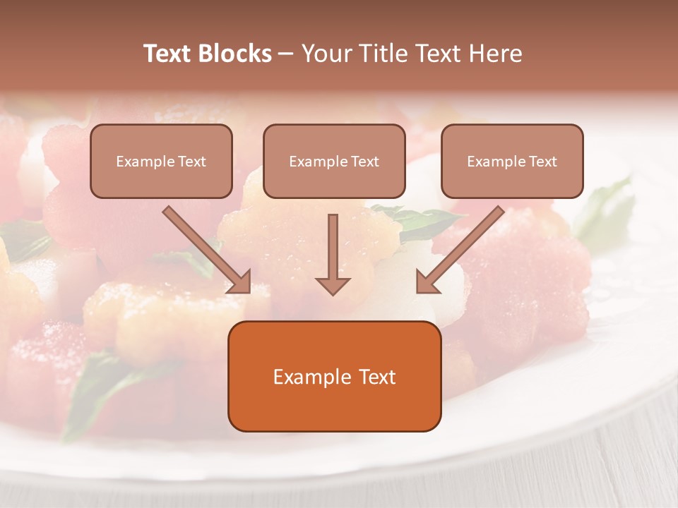 Dish Closeup Juice PowerPoint Template