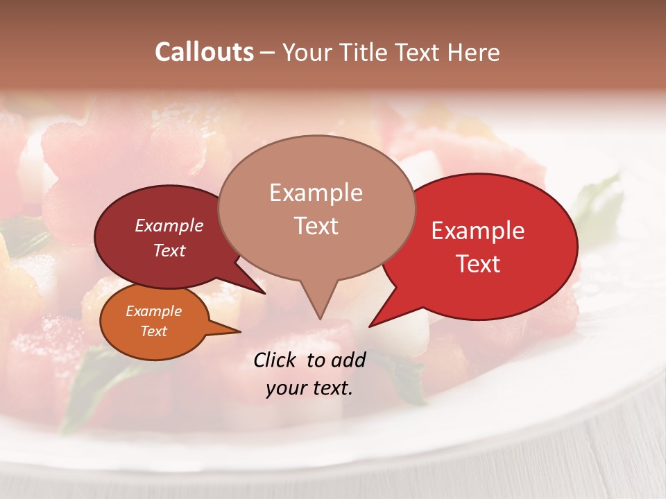 Dish Closeup Juice PowerPoint Template