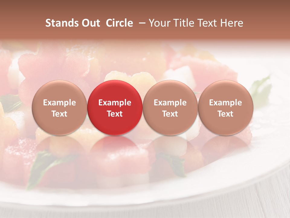 Dish Closeup Juice PowerPoint Template