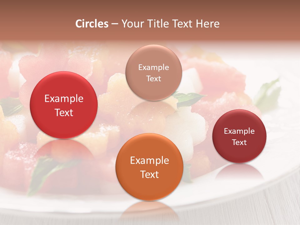 Dish Closeup Juice PowerPoint Template