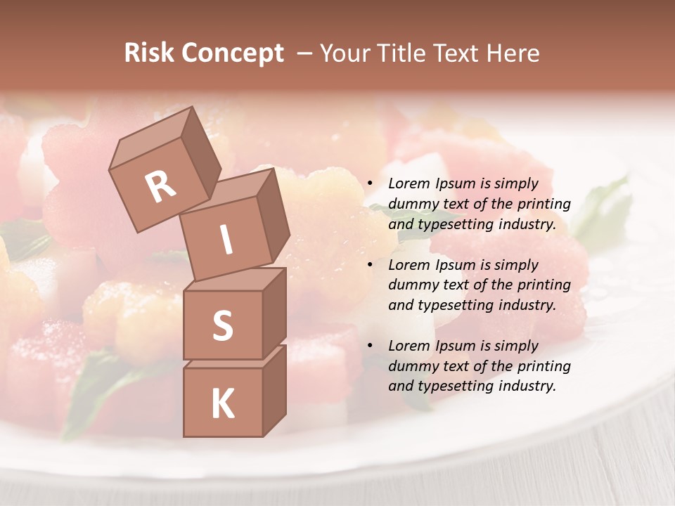 Dish Closeup Juice PowerPoint Template