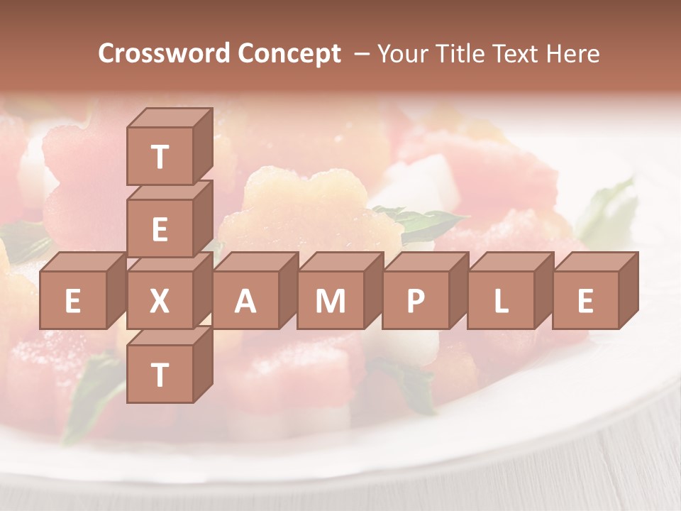 Dish Closeup Juice PowerPoint Template