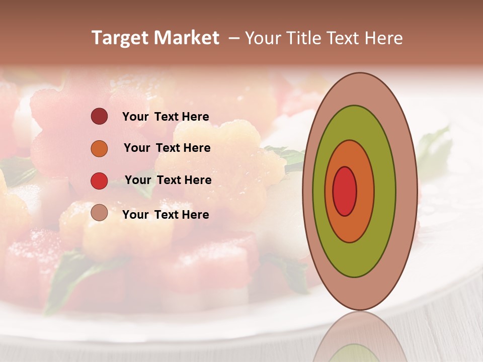 Dish Closeup Juice PowerPoint Template