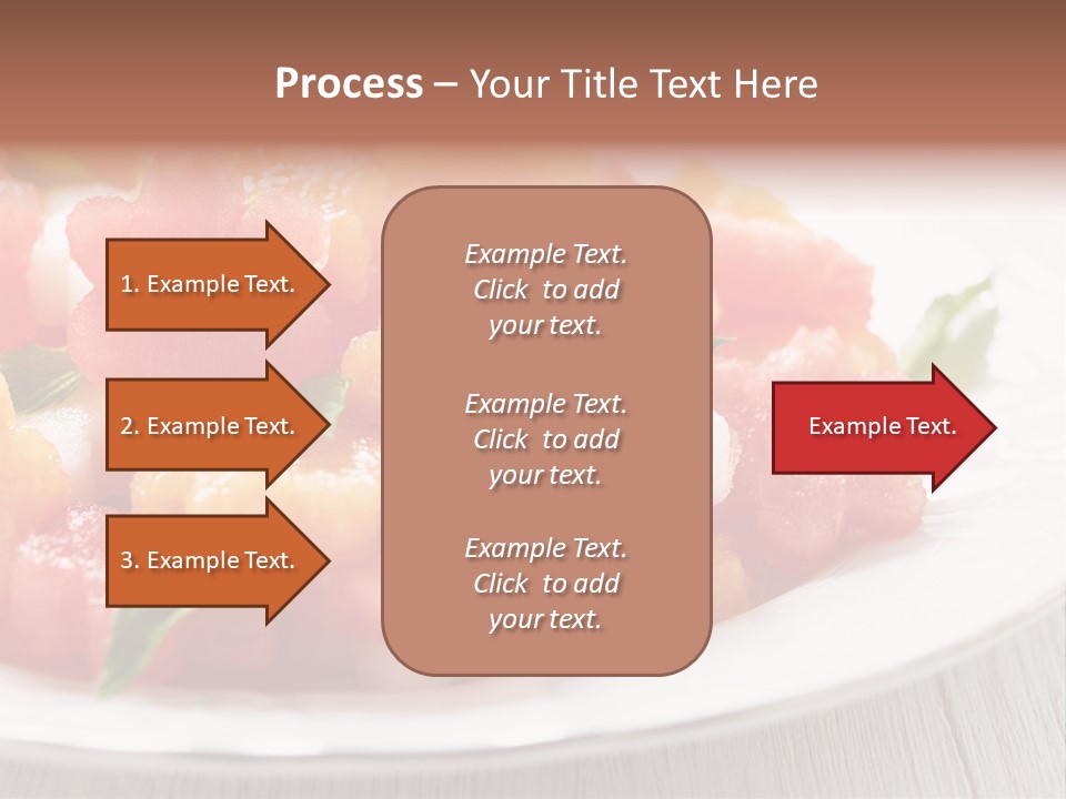 Dish Closeup Juice PowerPoint Template