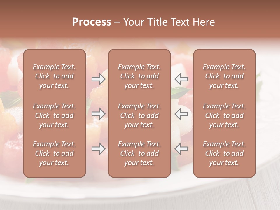 Dish Closeup Juice PowerPoint Template