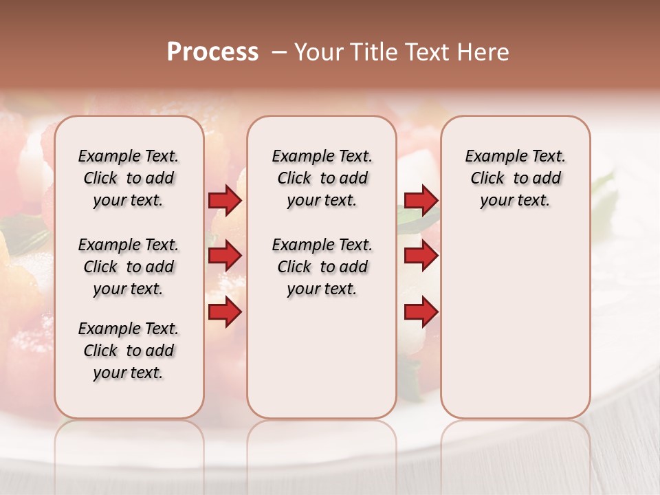 Dish Closeup Juice PowerPoint Template