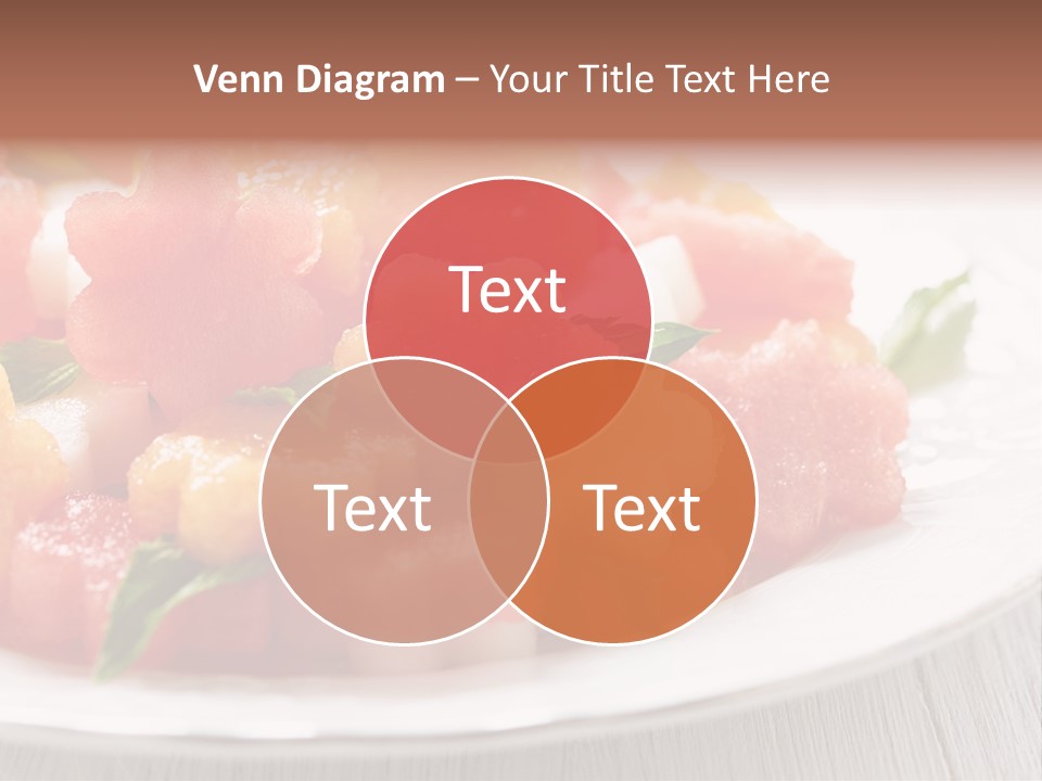 Dish Closeup Juice PowerPoint Template