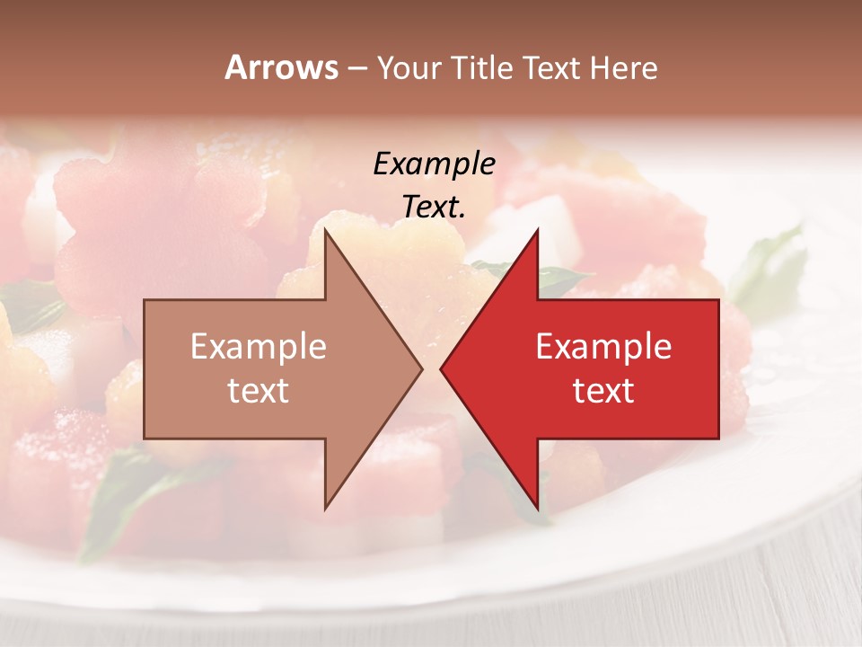 Dish Closeup Juice PowerPoint Template