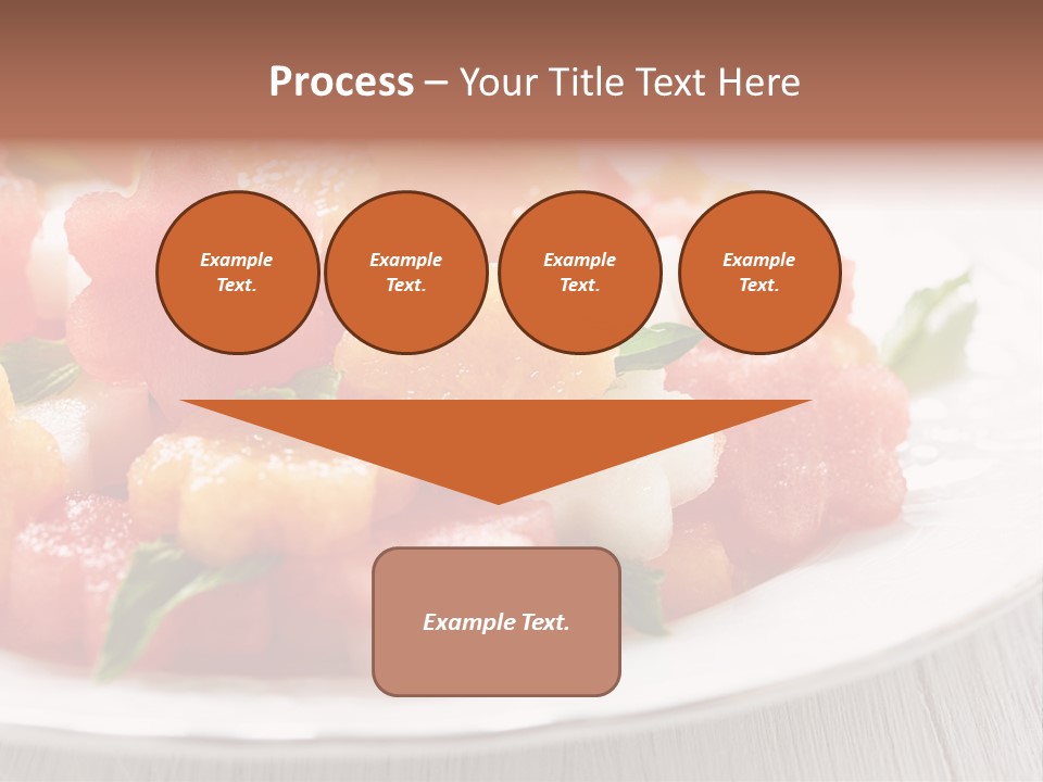Dish Closeup Juice PowerPoint Template