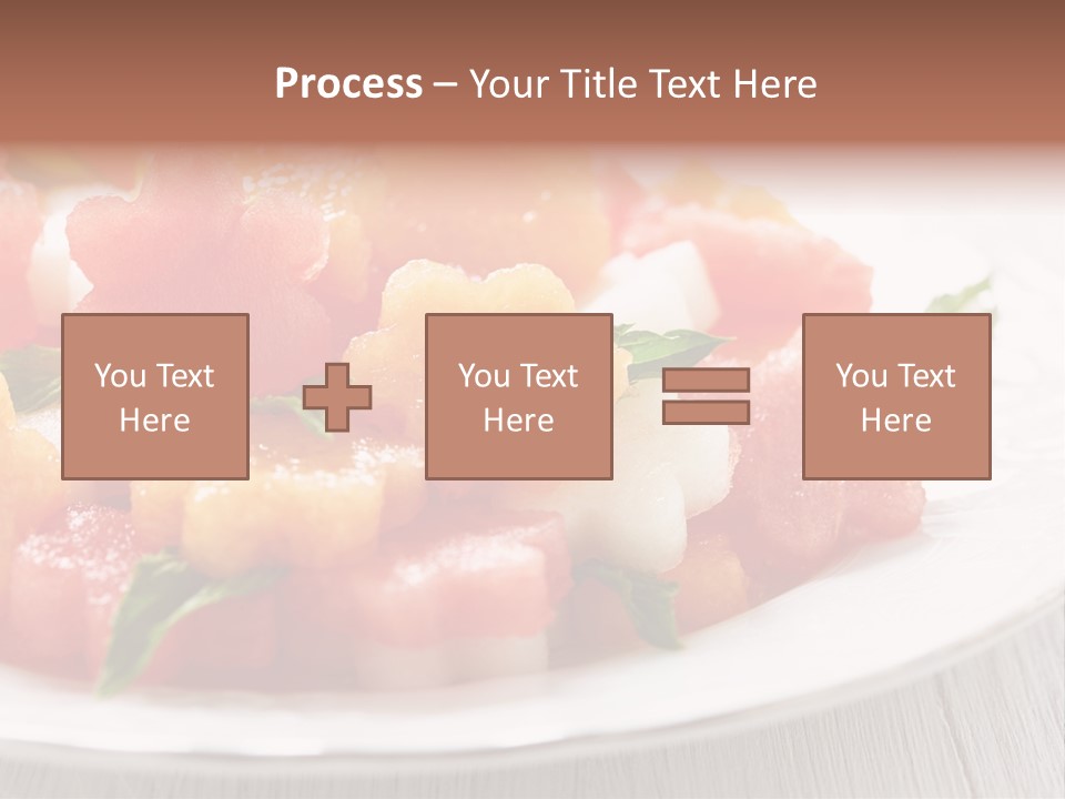 Dish Closeup Juice PowerPoint Template