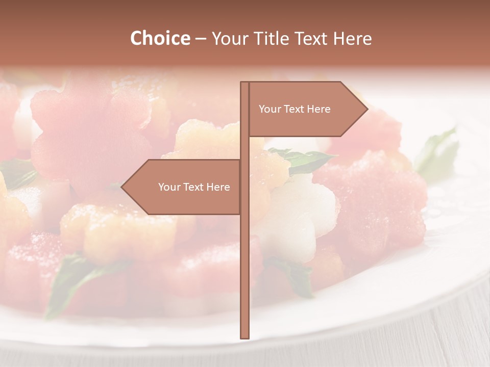 Dish Closeup Juice PowerPoint Template