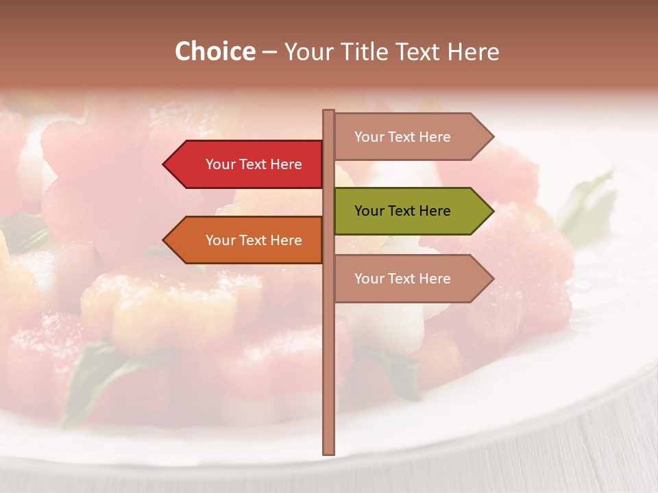 Dish Closeup Juice PowerPoint Template