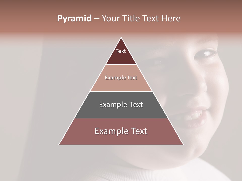 Long Hair Girl Preadolescent PowerPoint Template